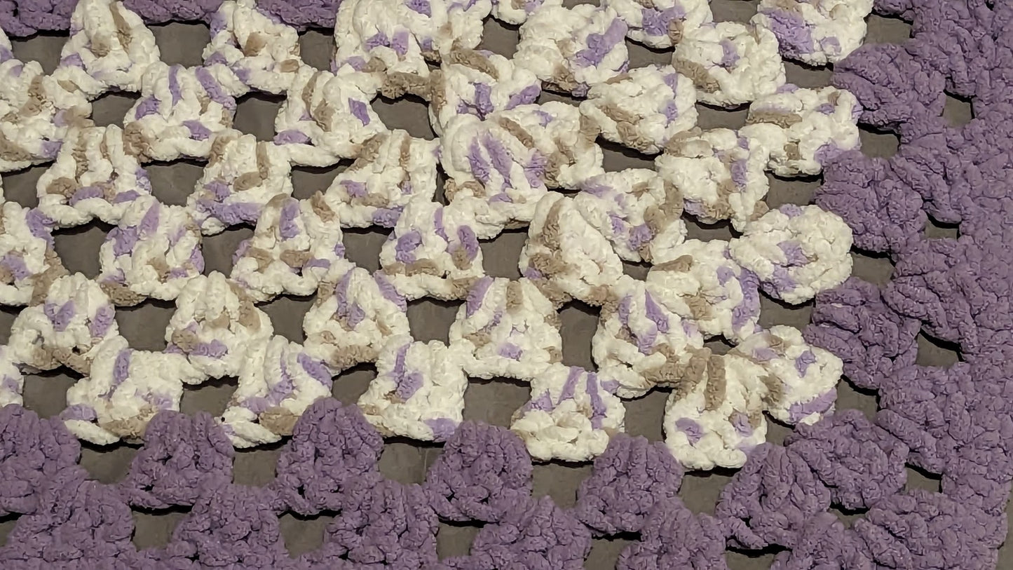 Chunky Granny Square Baby Blanket