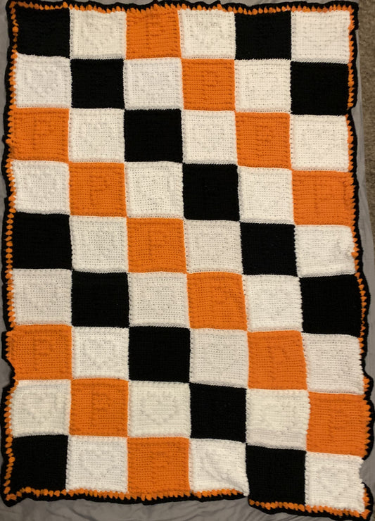 Monogram Heart Throw