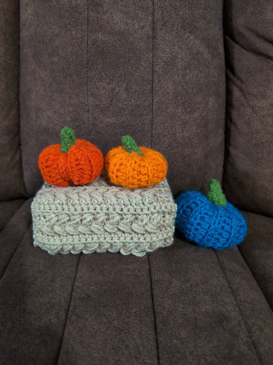 Straw Bale and Pumpkins