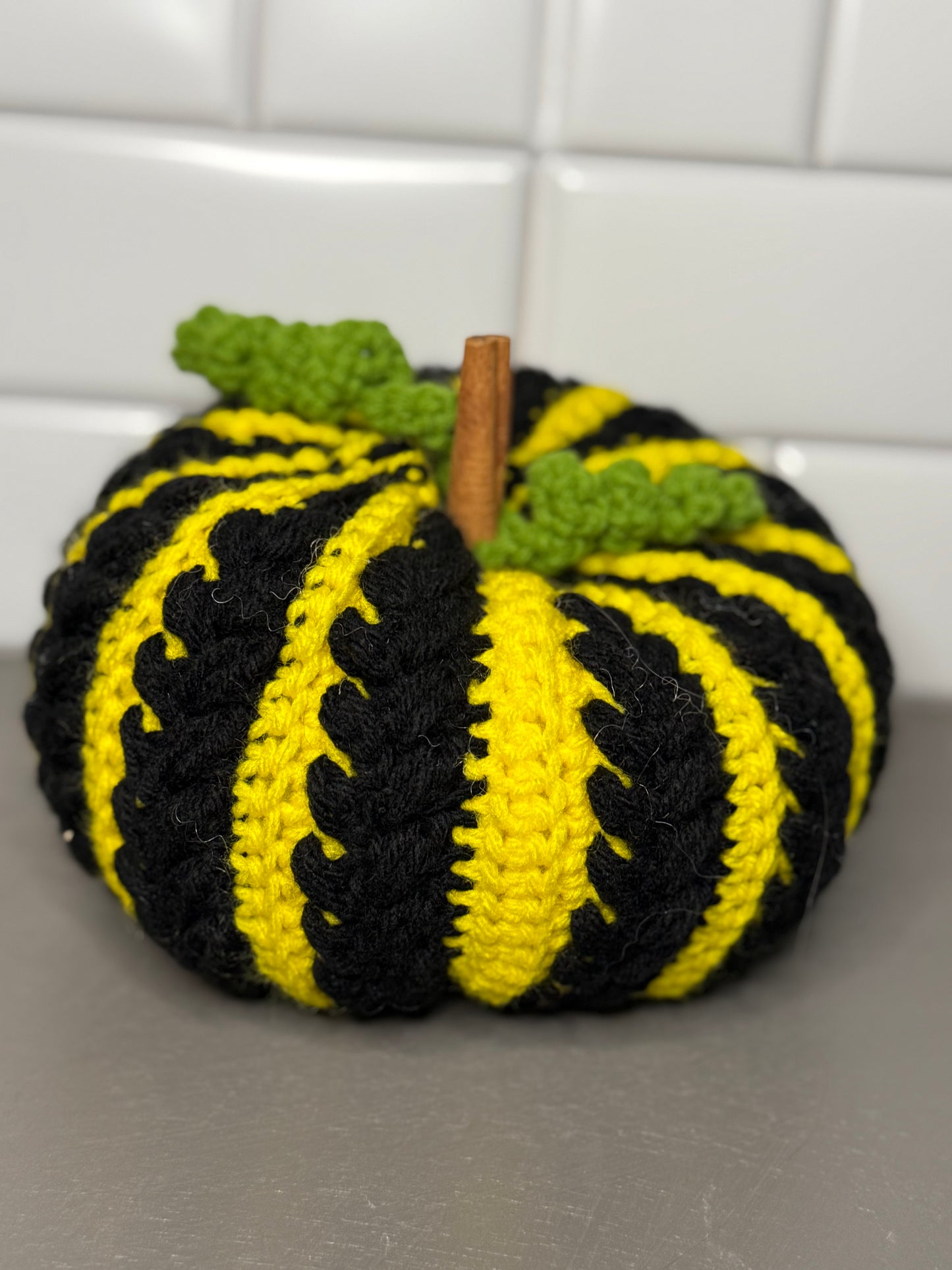Wheat Stitch Pumpkin