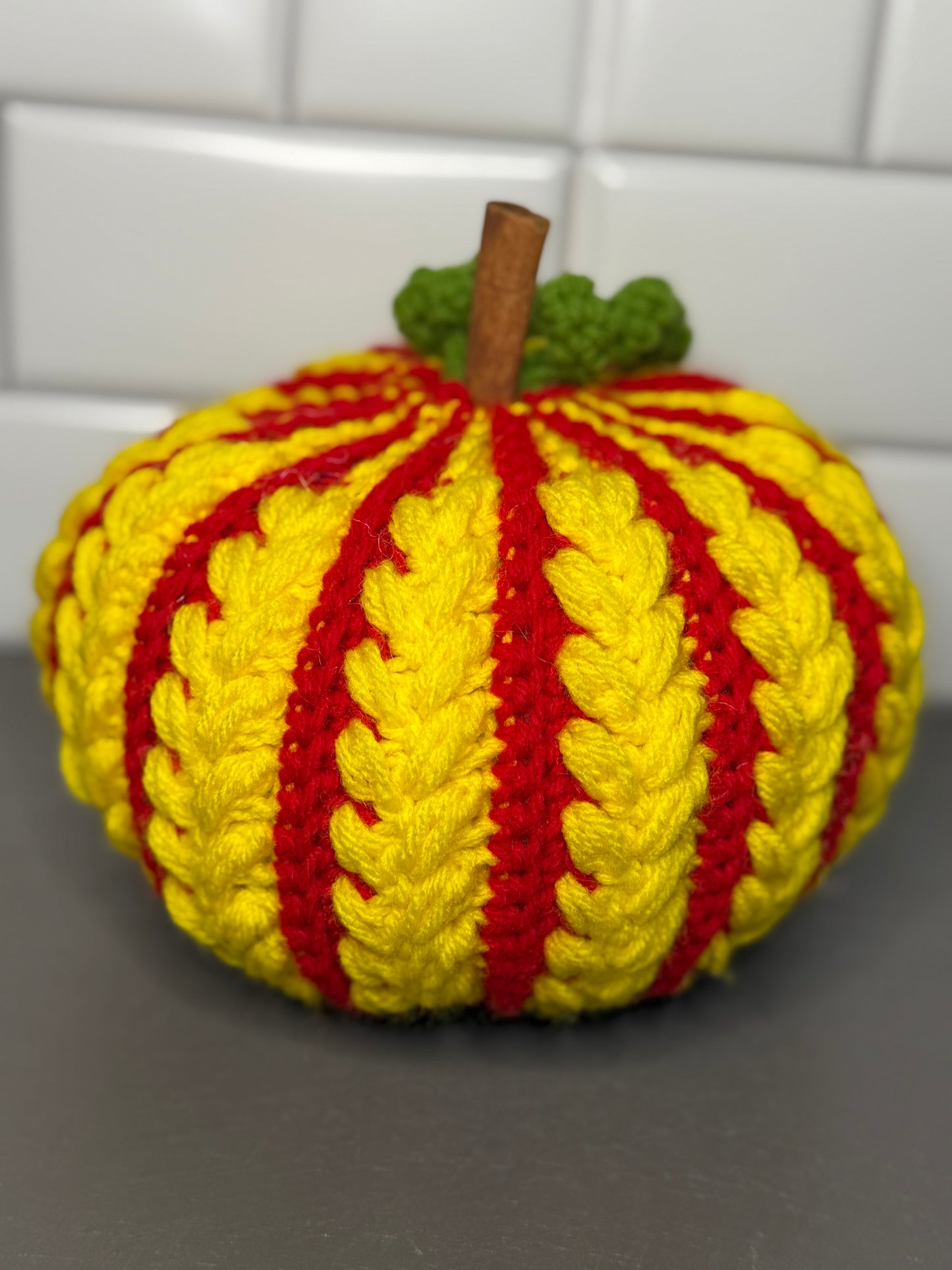 Wheat Stitch Pumpkin